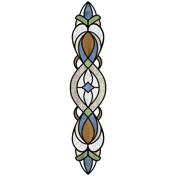 Lark Manor Stained Glass Window Decal & Reviews Wayfair